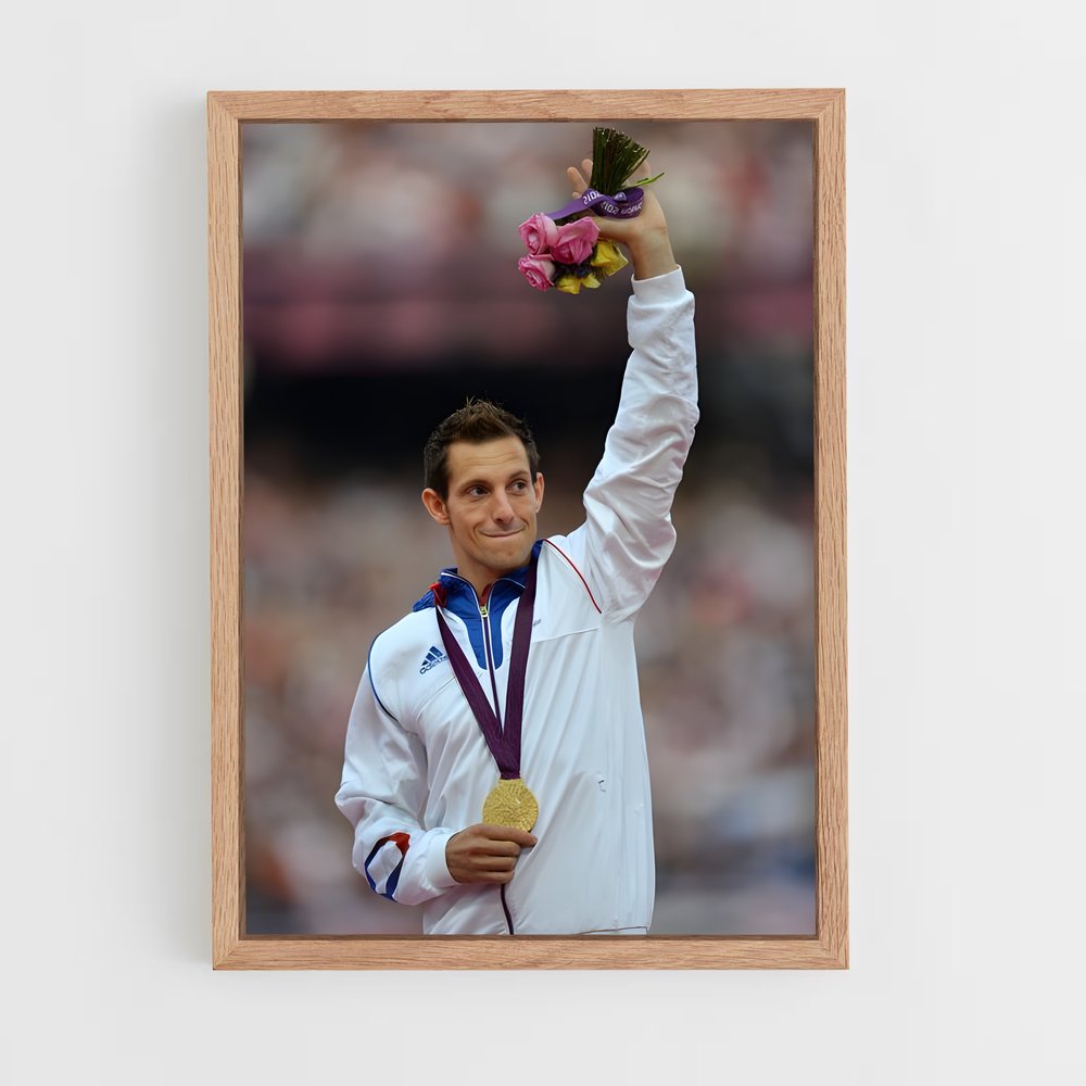 Poster L'Or Olympique – affiche Athlétisme (vue 4)